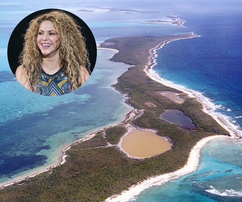 La isla de Shakira fue puesta en venta tras ser acusada de evasión fiscal por la Hacienda de España / Foto: Pinterest